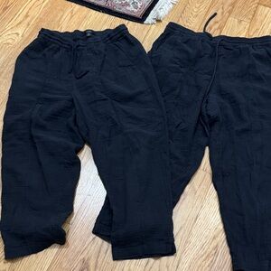 J. Crew Factory Black Ankle Pants